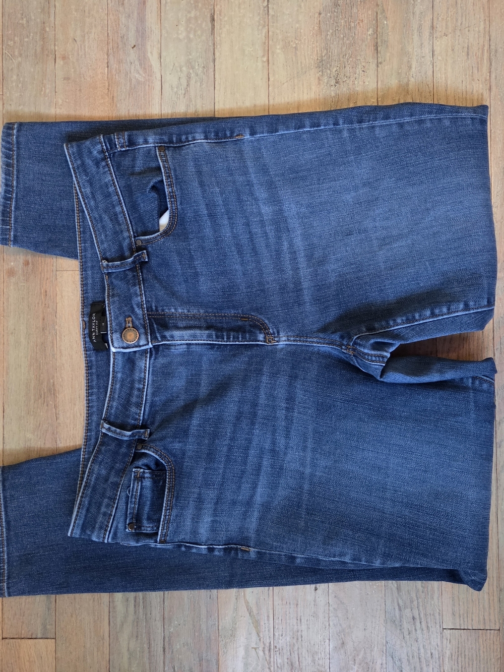 Ann Taylor Curvy Blue Denim Jeans